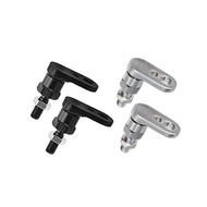 Chrome Turn Signal Relocation Brackets For Harley Sportster Dyna Fatboy Beakout 883 1200