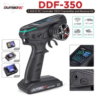 DUMBORC DDF-350 10CH RC 2.4Ghz Digital Radio Transmitter Remote Controller with HD Screen X10F Recei