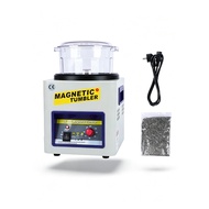 PHYHOO 220V JH‑185 Magnetic Tumbler Polisher Jewelry Magnetic Polishing Machine with 200g 0.3# Magne