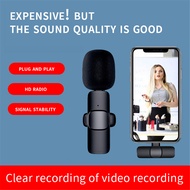 Wireless Lavalier Microphone Lapel Mic System for YouTube Facebook Live Stream TikTok Video Recording Vlog for Type-C Android Plug and Play Noise Reduction No APP &amp; Bluetooth Needed