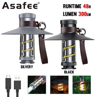 Asafee KXK-818 LED Rechargeable Portable Camping Lantern Sueper Bright Flashlight Dimming Waterproof
