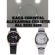 Kaca jam tangan Alexandre christie 8289 pria/ wanita original