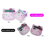 Diamond Decoration Digital Calculator Kalkulator Digital Berlian Hello Kitty
