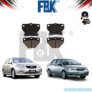 Ori FBK Disc Brake Pad Rear - Toyota Vios NCP42 G Altis ZZE121 ZZE122 Prius C NHW20