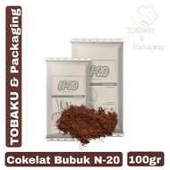 Cokelat Bubuk N-20 Repack 100gr - KAKAO Bubuk - COCOA POWDER - Coklat Bubuk N20  Murah Terlaris