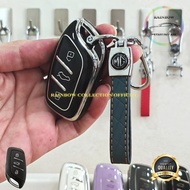 Car Key Cover MG4 EV MG HS MG ZS EV MG VS HEV MG ZS MG 5 GT MG S5 EV Premium Silver Edge