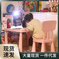幼兒園兒童桌椅套裝寶寶學習書桌加厚簡約可升降多功能塑料方桌椅