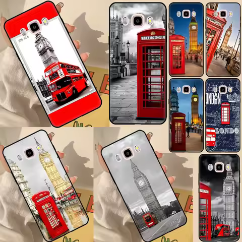 London Bus England Big Ben Phone Case For Samsung Galaxy J5 J3 J7 A5 J1 2016 2017 J2 Core J8 A9 J4 J