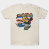 Vintage Wmms 101 fm 90s T-Shirt Authentic Cotton 1 Sports Shirt Tight-Fitting Loose Cartoon