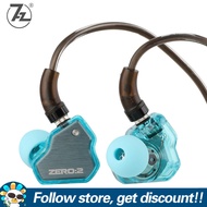 7Hz x Crinacle Zero II Earphone Noise Cancelling Sports Running Gaming Wired Headsets With 2PIN Deta