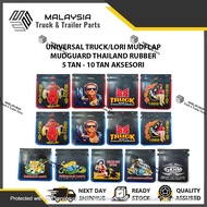 UNIVERSAL MUDFLAP MUDFLATE MUDGUARD 24X24 24X30 INCH THAILAND RUBBER GETAH TRUCK LORI LORRY TRAILER 