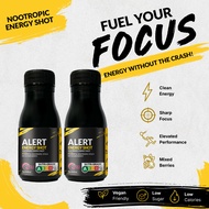 Eureka Drinks Nootropic Energy Shot 90ml | Focus + Energy Drink | Study, Work & Gaming Booster | 2 +