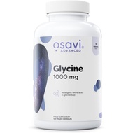 Osavi Glycine 1000mg – 120 Vegan Capsules | High–Potency Glycine for Cognitive & Sleep Support