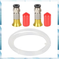 [G V W E] PC4-M6 Pneumatic Connector 3D Printer Filament Dryer Box Accessories with 2.5x 4mm PTFE Tu