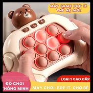 Đồ chơi Pop it thế hệ mới - máy điện tử chơi game Pop it giải trí bấm nút theo đèn nhạc với nhiều le