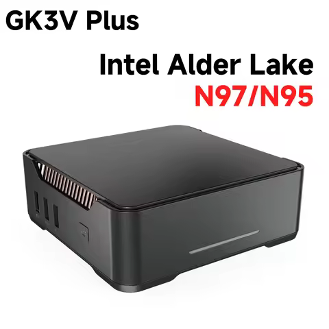 GK3V plus Mini PC with Intel N97/N95 Graphics Windows 11 pro 16GB DDR4 M.2 2280 SATA NVMe/NGFF WiFi 