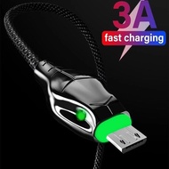 Zinc Alloy Snake Head Data Cable with Light for type-c Black Mamba Fast Charging Data Cable5A
