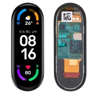 Ready stock smartwatch spareparts LCD Screen and Digitizer Full Assembly for Xiaomi Mi Band 6