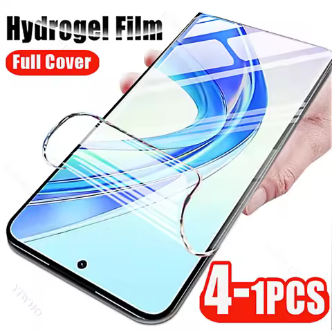 4-1 Pcs Transaprent Front Hydrogel Film for Honor X7b X8b X9b X8a X7a X6a X5 Screen Protectors for H
