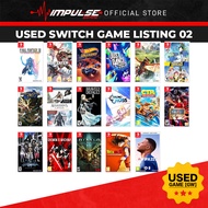 GW Branch Listing 1 - NSW Nintendo Switch Used Game - Zelda/Arceus/Animal Crossing/Pokemon/Mario/Mon