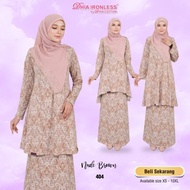 [DHIA Ironless] Sedondon Kurung Ironless NUDE BROWN-404| Kurung Plus Size Fatimah| Raudhah| Umairah