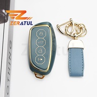 Gold Edge TPU Keyless Car Key Case Cover for HAVAL Hover Jolion X DOG H2 H3 H5 H7 H8 M4 F7H H2S XY H