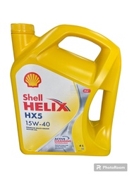 น้ำมันเครื่อง Shell Helix HX5 15W-40 เชลล์ เบนซิน ขนาด 4 ลิตร ของแท้ สินค้าพร้อมส่ง