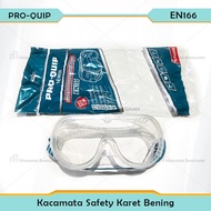 MATA Pro-quip Full Clear Rubber Eye Protection Safety Goggles