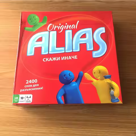 Russian ALIAS card board game family interactive puzzle children's game chess educational toys
