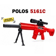 TERLARIS M416 Airsoft Senapan peluru water gel Air Bubble Berwarna Hijau Merah Ungu Biru dengan Trip