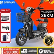 (NEW) Geekman Sepeda Listrik Dewasa Sepeda Listrik Murah Sepeda Motor