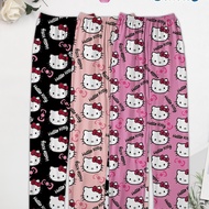 Hello Kitty Pajamas Pants for Men Women Cartoon Cat Print Pajamas Pants Lounge Pj Pants Sleep Bottom