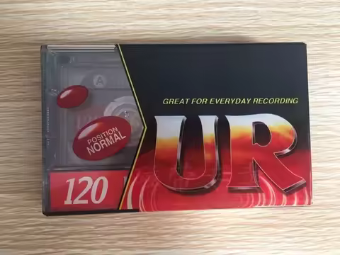 Suitable for Maxell UR120 Blank Audio Cassette Tape, 120-Minute High-Quality Recording Tape for Repe