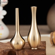 【Louisheart】 Mini Pure copper vase gold decor living room Antique vase unique flower vase Hot