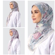 Ready Stock - Naelofar Melody Square / Bawal - 3 Warna Neelofar Printed Square Neelofar Hijab