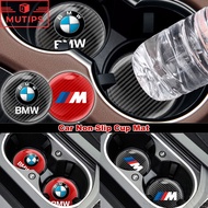 BMW Car Coaster Cup Holder Rubber Cup Pad Anti-Slip PVC Bottle Mat For M Power Z4 E89 E85 X5 G05 F15
