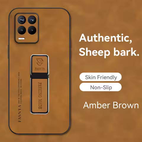 Realme8 Magnetic Car Bracket Leather Holder Case On For Oppo Realme 5 6 8 8i 9 9i 10 11 Pro Plus 4G 