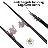 Set tegek kolong + reel ogawa kirin 360