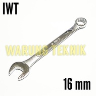 Iwt Combination Spanner Ring Wrench 16 Mm Raised Economical Panel