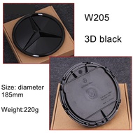 กระจังหน้า3D โลโก้สำหรับ Mercedes Benz W205 W213 W204 W253ดัดแปลงตราสัญลักษณ์พื้นผิวป้าย C E Class G