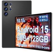 Qetupa Z50 10.1-Inch Android 15 Tablet, MTK8183 Octa-Core 2.0GHz Processor, 6GB RAM + 128GB ROM (Sup