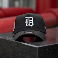New Era 9FORTY Detroit Tigers Crooked Brim Hat Black/Scarlet Fashion Accessories Hip Hop Hats caps t