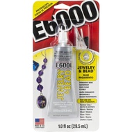 E6000 Jewelry & Bead Glue with Precision Tips 1.0oz / 29.5ml(MADE IN USA)
