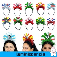 LUMINISCENCIA Football Event Headband, Flag Design National Team Flag Headband, Sports Accessory Soc