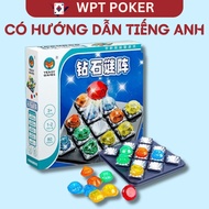 Bộ Trò Chơi DIAMOND QUEST bản Tiếng Anh bản Trυng Đồ chơi Câu Đố Kim Cương Thông Minh 80 Thử Thách b