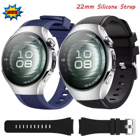 22mm Silicone Strap For Huawei Watch GT5/GT5 Pro 46mm Comfortable Bracelet Wristband Huawei Watch 5 