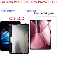144Hz 13.0" Ori LCD For Vivo Pad 5 Pro 2025 PA2573 LCD Display Touch Screen Digitizer Glass Assembly