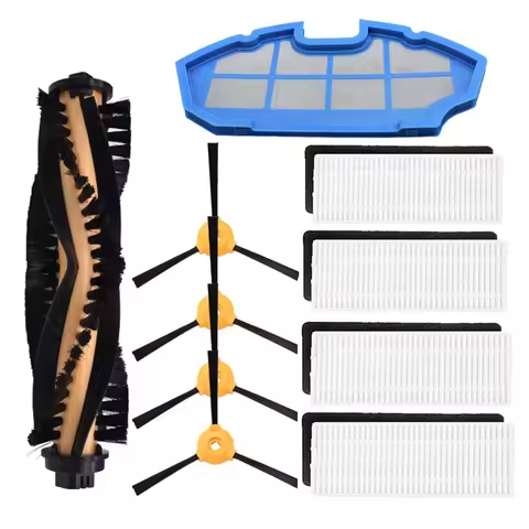 Hepa filter Roll brush Primary Filter Mop for Ecovacs Deebot N79S N79 Eufy RoboVac 11 11C Brush cove