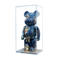 Bearbrick Bearbrick 400% Transparent Acrylic Violent Bear Display Box Hand-Made Model Storage Dust Cover/Bearbrick Casing display box / Acrylic Display case