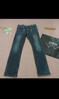 EDWIN 503 BLUE TRIP 型男 復刻紅線 經典紅標 水洗刷白 直筒牛仔褲 29